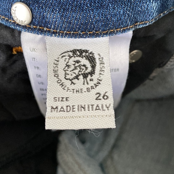 Diesel Jeans D Clayre Bootcut Low Waist Jeans with Studded Details NWT - Picture 14 of 15